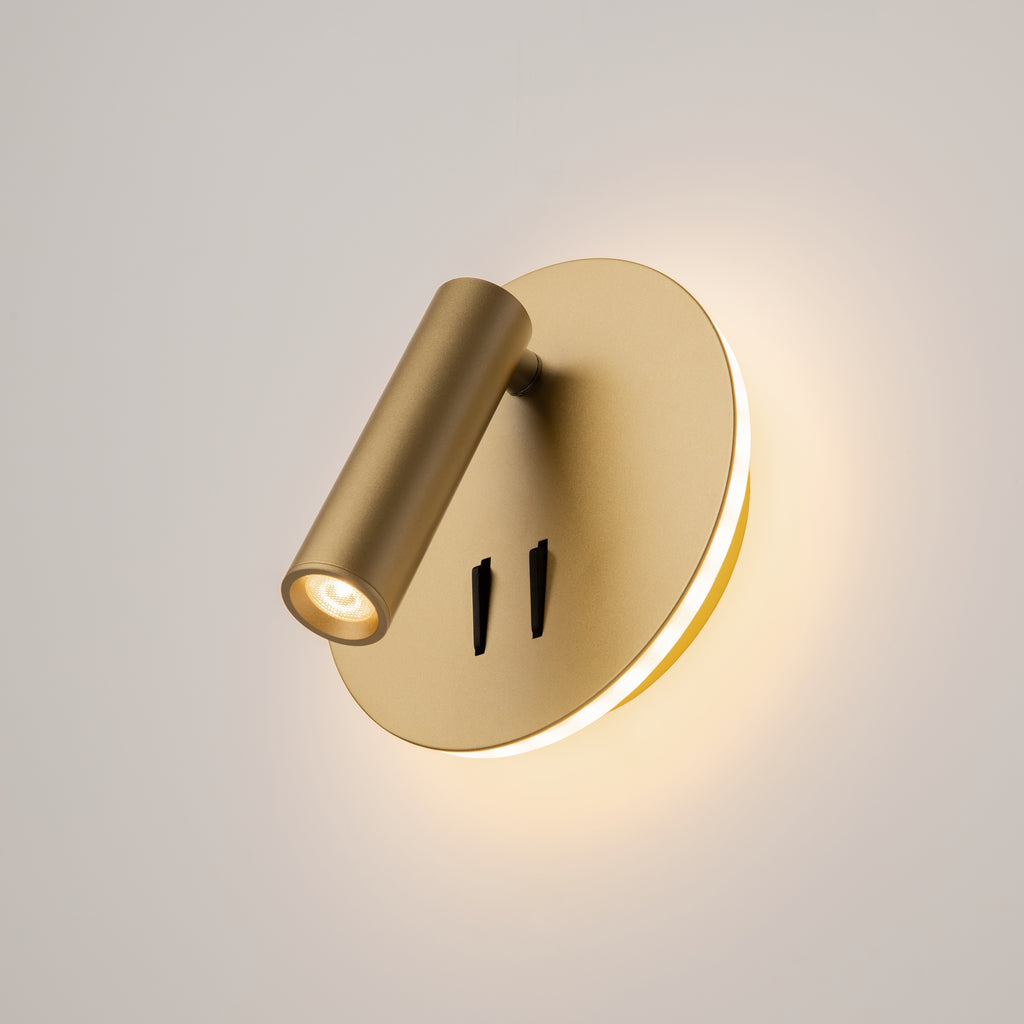 Lampa ścienna Technical Ios 176 IP20 x C176-WL-01-6W-MG | Matowe złoto