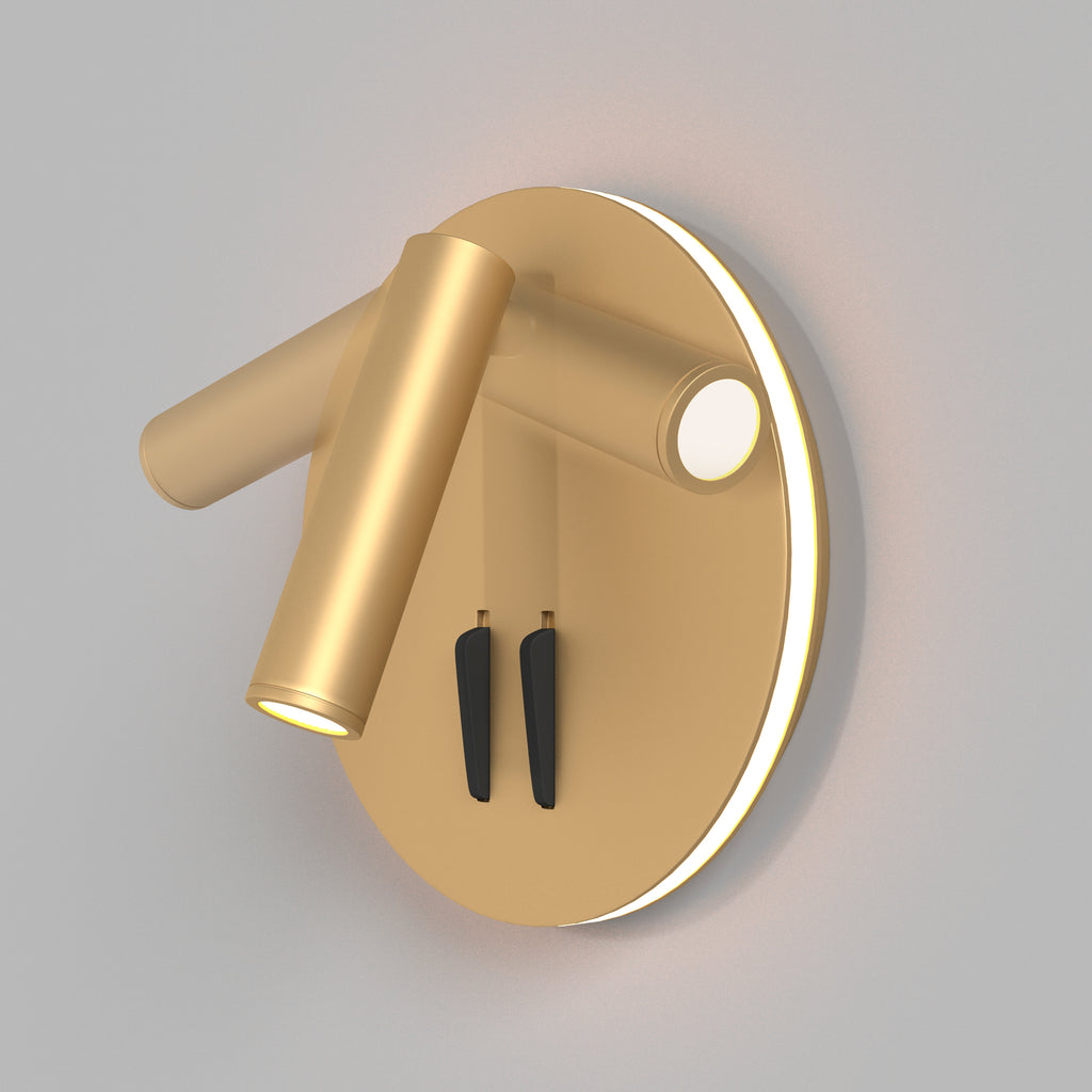 Lampa ścienna Technical Ios 176 IP20 x C176-WL-01-6W-MG | Matowe złoto