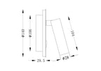 Lampa ścienna Technical Ios 176 IP20 x C176-WL-01-6W-MG | Matowe złoto