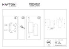 Lampa ścienna Technical Mirax IP20 x C039WL-L3W3K | Biały