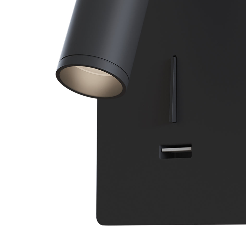 Lampa ścienna Technical Mirax IP20 x C041WL-L3B3K | Czarny