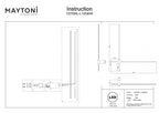 Lampa ścienna Technical Pars IP20 x C070WL-L12GB3K | Czarny