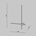 Lampa ścienna Technical Pars IP20 x C070WL-L12GB3K | Czarny