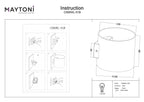 Lampa ścienna Technical Rond IP20 1xG9 C066WL-01B | Czarny