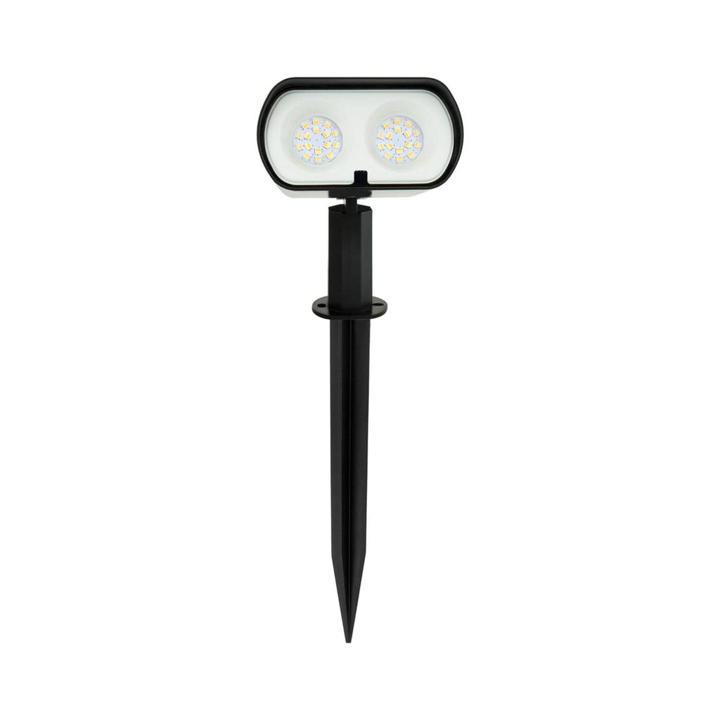Lampa solarna reflektor OCULUS SOLARIS wys. cał. 29cm 2W LED barwa zmienna | czarny