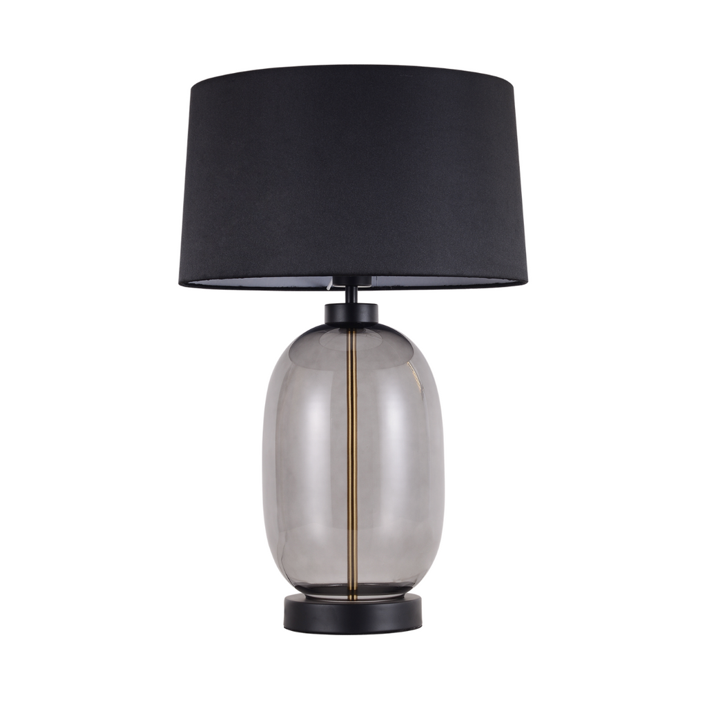 Lampa stołowa Amur dymna 1xE27