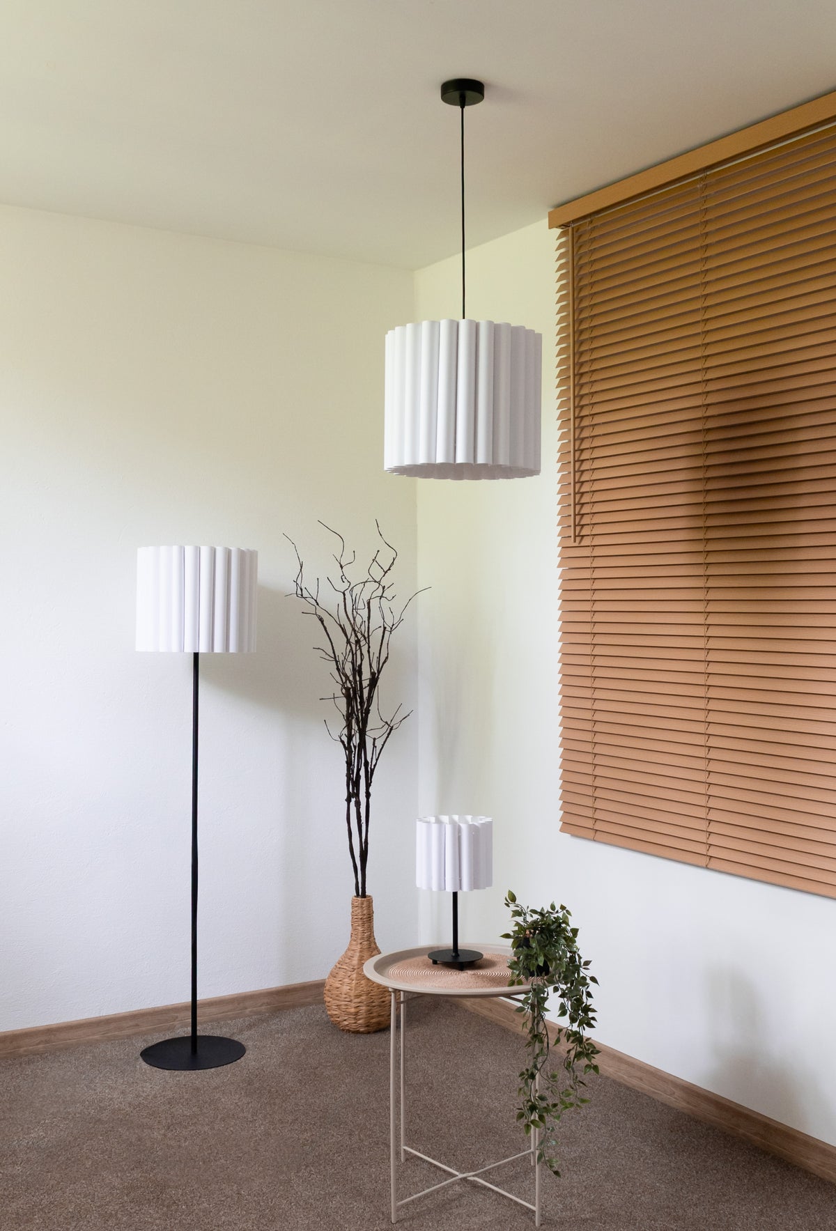 Lampa stołowa DUOLLA ARIA TL 70705 Biały/n/a 1xE14 średn.24cm