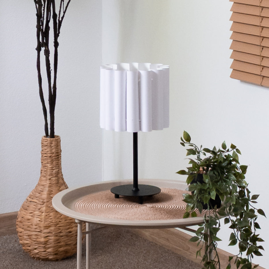 Lampa stołowa DUOLLA ARIA TL 70705 Biały/n/a 1xE14 średn.24cm
