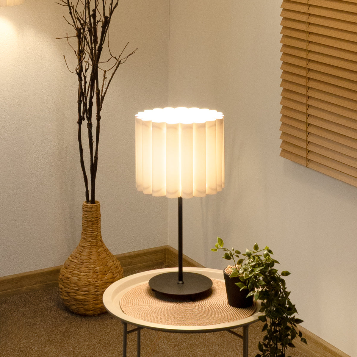 Lampa stołowa DUOLLA ARIA TL 70750 Kremowy/n/a 1xE27 średn.18cm