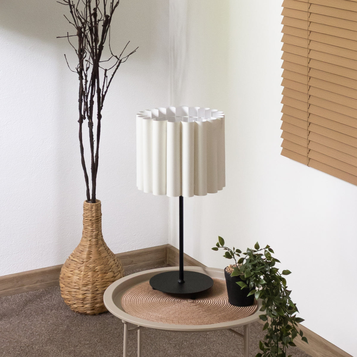 Lampa stołowa DUOLLA ARIA TL 70750 Kremowy/n/a 1xE27 średn.18cm