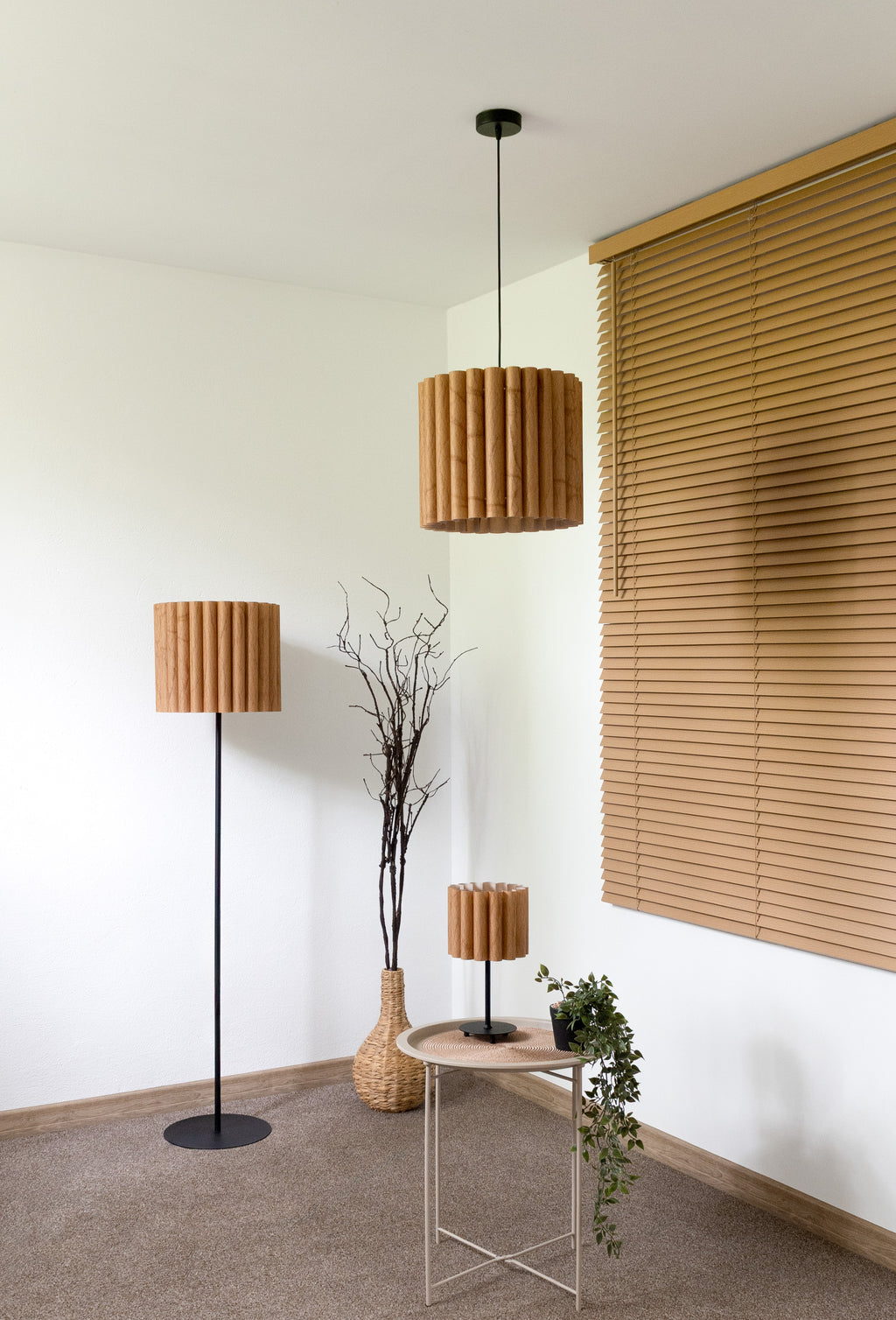 Lampa stołowa DUOLLA ARIA TL 71191 Brązowy/n/a 1xE14 średn.24cm