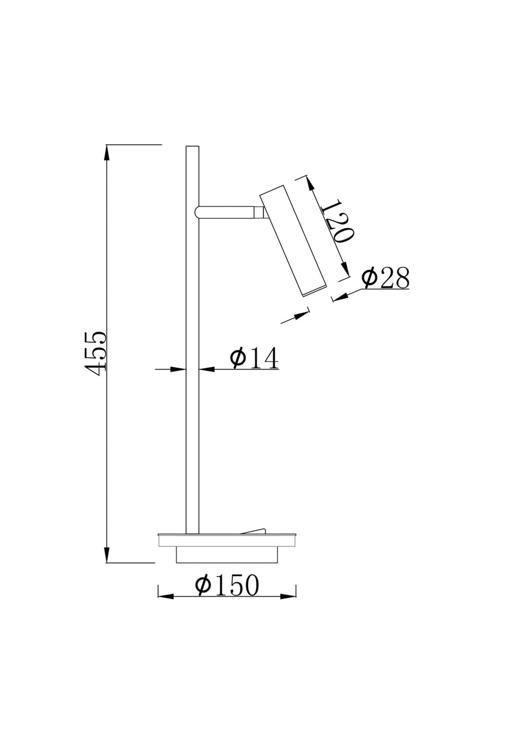 Lampa stołowa Maytoni Estudo IP20 x Z010TL-L8W3K | Biały