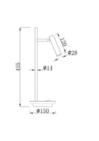 Lampa stołowa Maytoni Estudo IP20 x Z010TL-L8W3K | Biały
