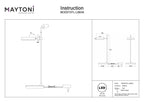 Lampa stołowa Maytoni Fad IP20 x MOD070TL-L8B3K | Czarny