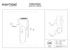 Lampa stołowa Maytoni Insight IP20 x MOD416TL-L6BR3K | Czarny