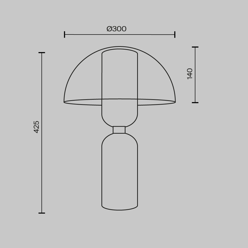 Lampa stołowa Maytoni Memory IP20 1xE14 MOD177TL-01B | Czarny