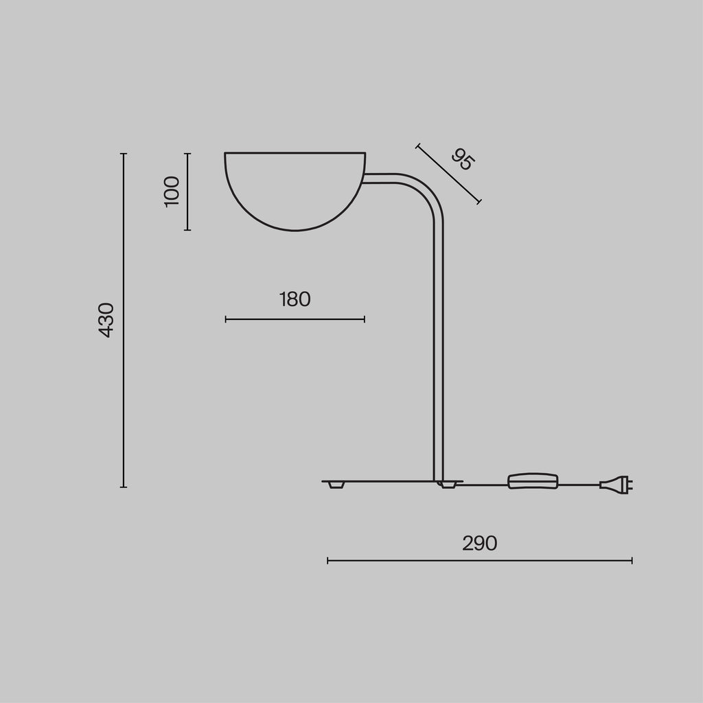 Lampa stołowa Maytoni Mollis IP20 1xG9 MOD126TL-01B | Czarny