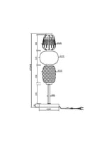 Lampa stołowa Maytoni Pattern IP20 x MOD267TL-L28CH3K | Chrom