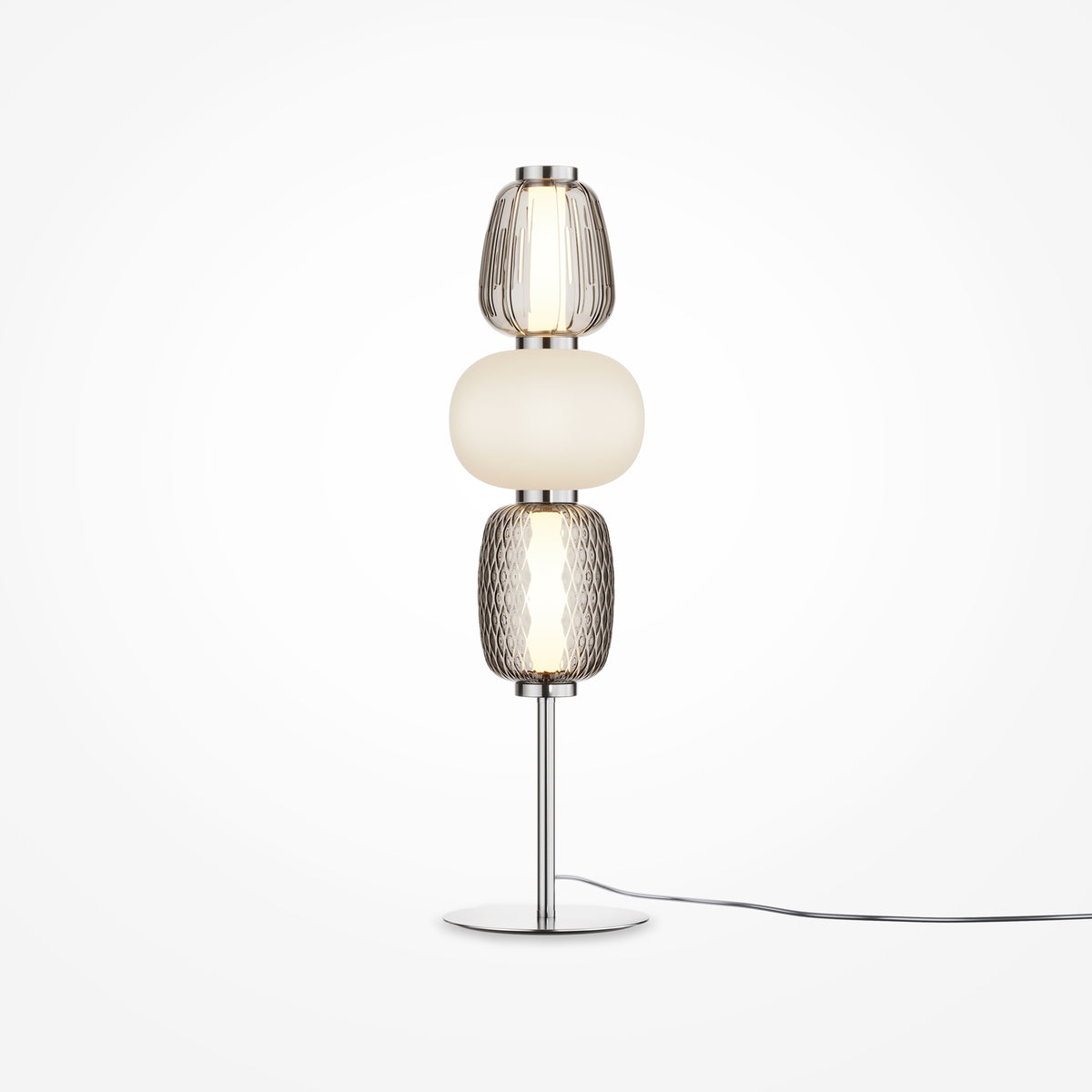 Lampa stołowa Maytoni Pattern IP20 x MOD267TL-L28CH3K | Chrom
