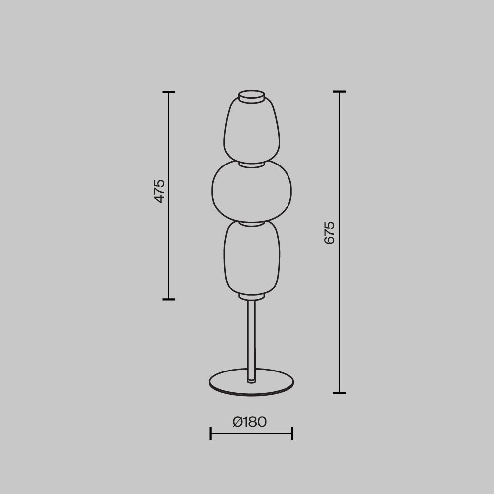 Lampa stołowa Maytoni Pattern IP20 x MOD267TL-L28CH3K | Chrom