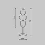 Lampa stołowa Maytoni Pattern IP20 x MOD267TL-L28CH3K | Chrom