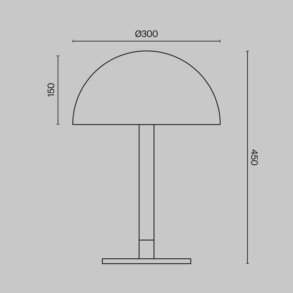 Lampa stołowa Maytoni Ray IP20 x Z012TL-L8B3K | Czarny