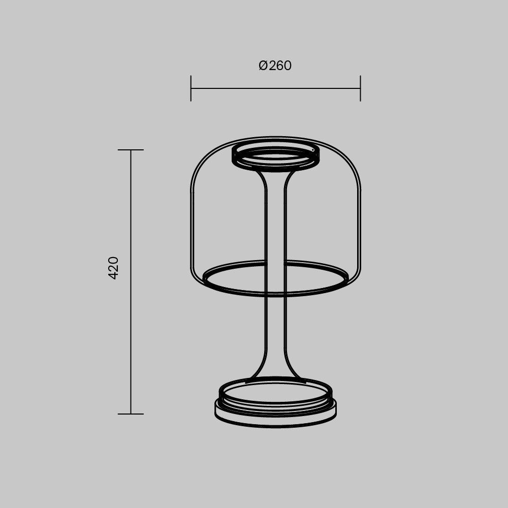 Lampa stołowa Maytoni Spirito IP20 x MOD286TL-L18B3K | Czarny
