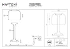 Lampa stołowa Maytoni Spirito IP20 x MOD286TL-L18W3K | Biały