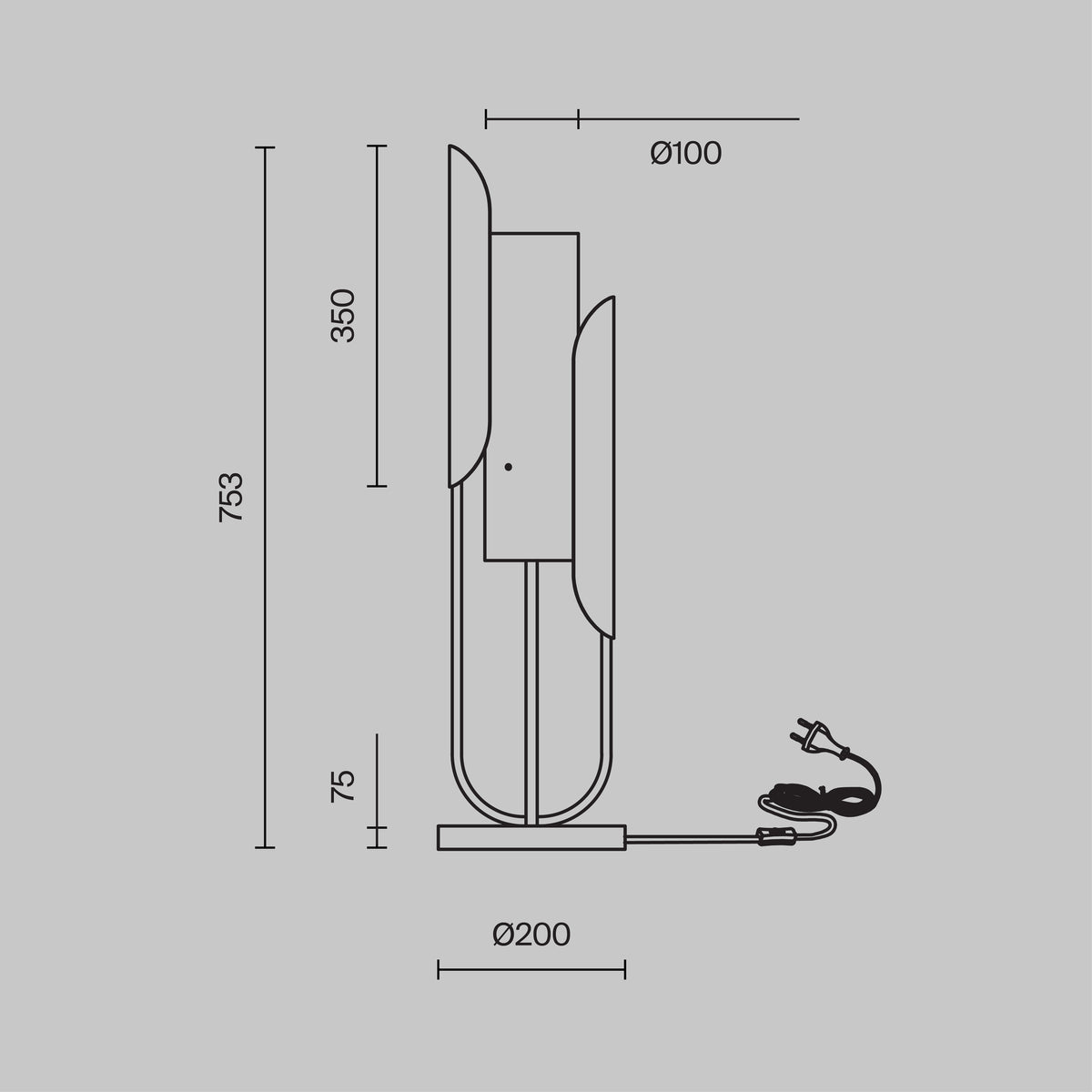 Lampa stołowa Maytoni Сipresso IP20 1xE14 Z014TL-01G | Złoto