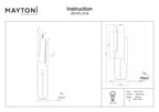 Lampa stołowa Maytoni Сipresso IP20 1xE14 Z014TL-01G | Złoto
