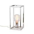 Lampa stołowa SIGALO wys. 28cm E27 | szary