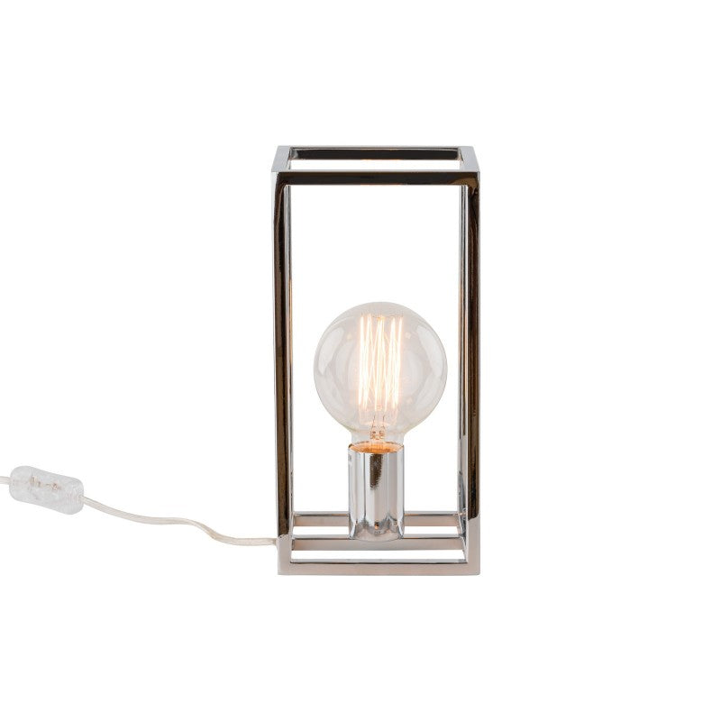 Lampa stołowa SIGALO wys. 28cm E27 | szary