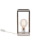 Lampa stołowa SIGALO wys. 28cm E27 | szary