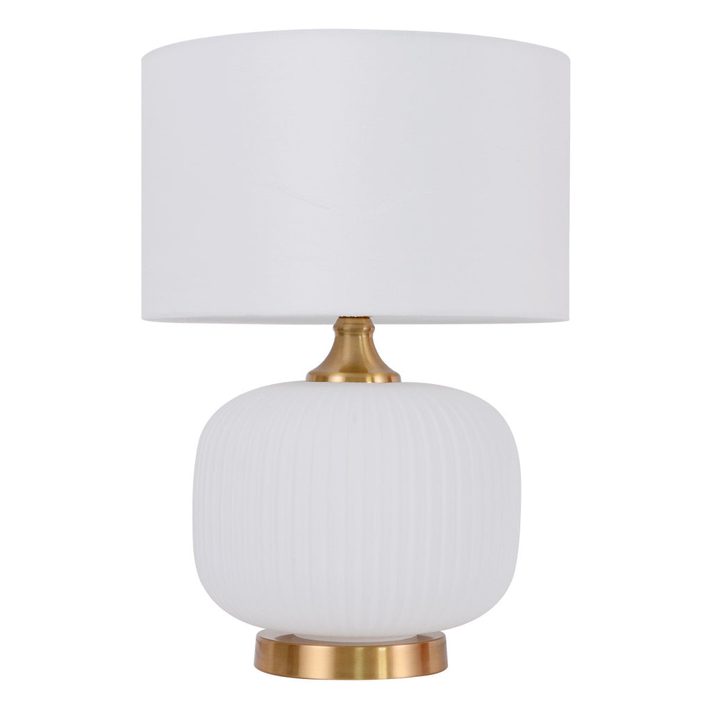 Lampa stołowa Tamiza 48 cm biała 1xE27