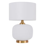 Lampa stołowa Tamiza 48 cm biała 1xE27