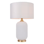 Lampa stołowa Tamiza 65 cm biała 1xE27