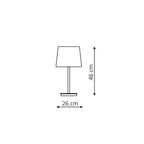 Lampa stołowa/biurkowa MARBELLA, czarna, 1x60W E27