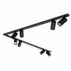 Lampa sufitowa BORA KJ2109 8xGU10 czarny | DML1624