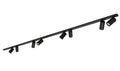 Lampa sufitowa BORA KJ2109 8xGU10 czarny | DML1624