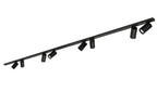 Lampa sufitowa BORA KJ2109 8xGU10 czarny | DML1624
