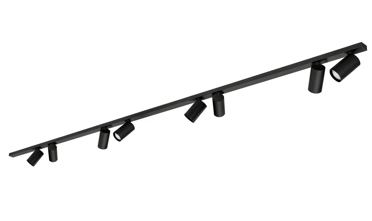 Lampa sufitowa BORA KJ2109 8xGU10 czarny | DML1624