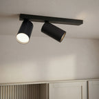 Lampa sufitowa BORA KJ2112 2xGU10 R czarny | DML1628