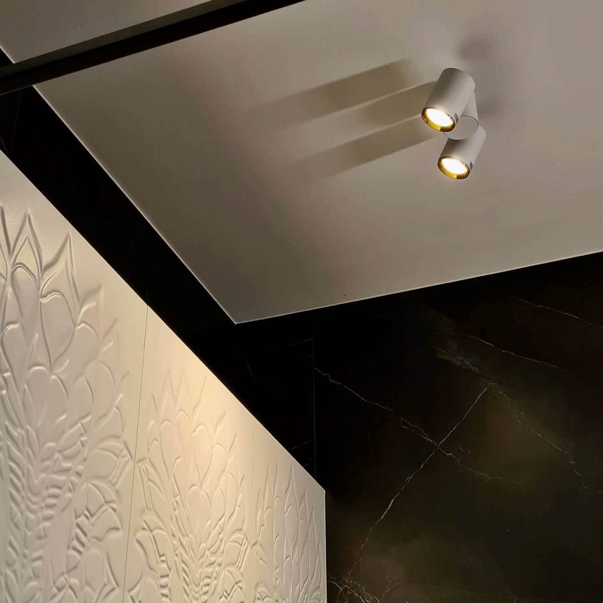 Lampa sufitowa BOSTON 2, biała, 2x50W GU10