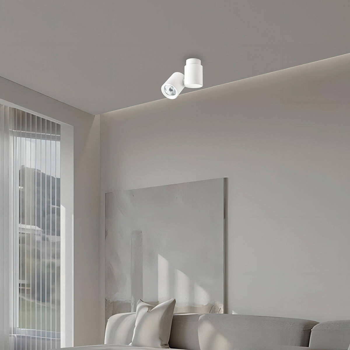 Lampa sufitowa BOSTON, biała, 1x50W GU10