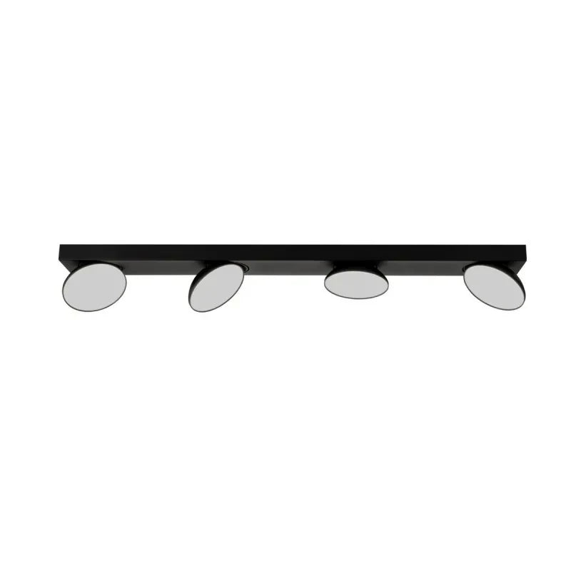 Lampa sufitowa CASTELIO dł. 64cm 20W 4xLED barwa neutralna 4000K | czarny