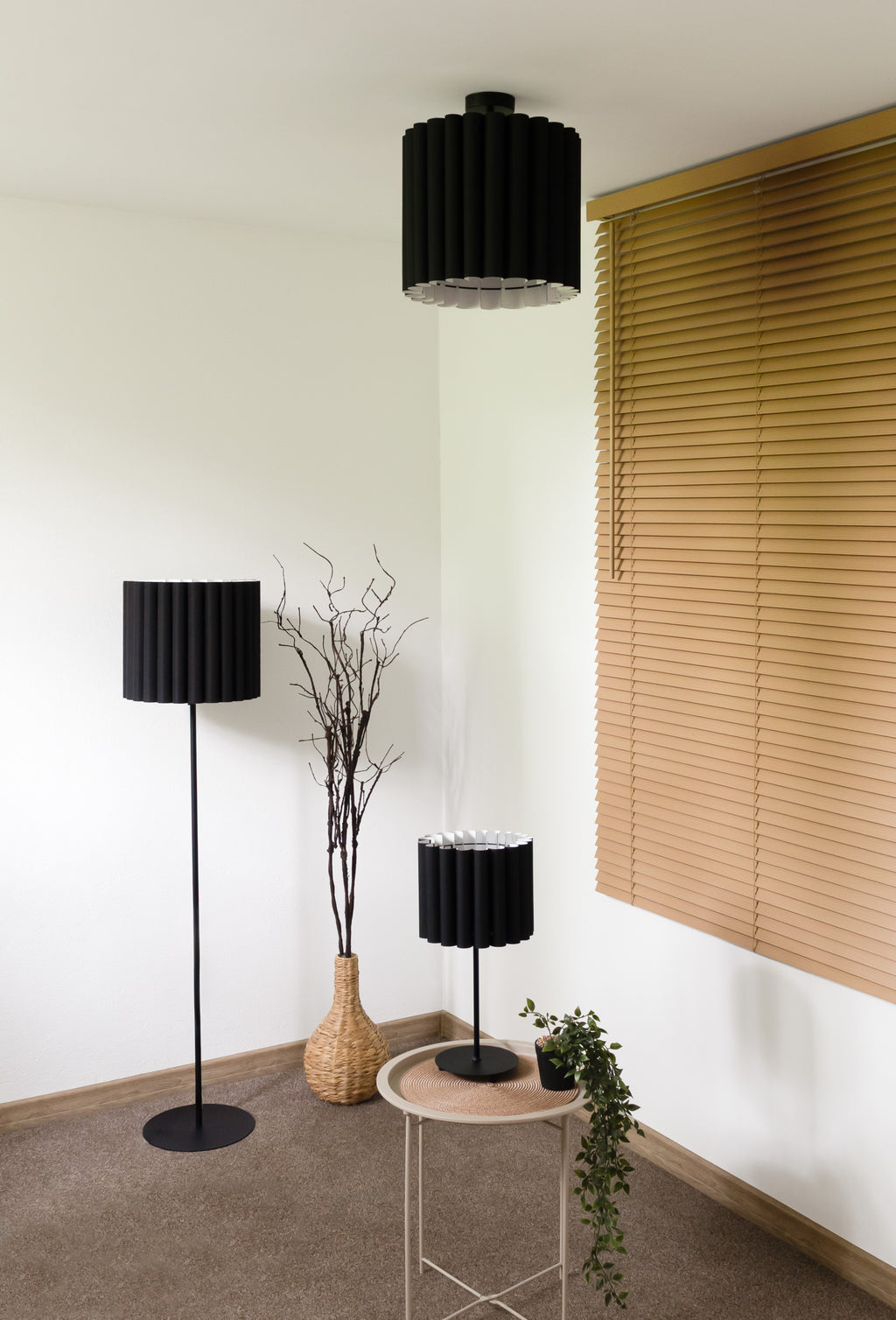 Lampa sufitowa DUOLLA ARIA CL 70880 Czarny/n/a 1xE27 średn.35cm