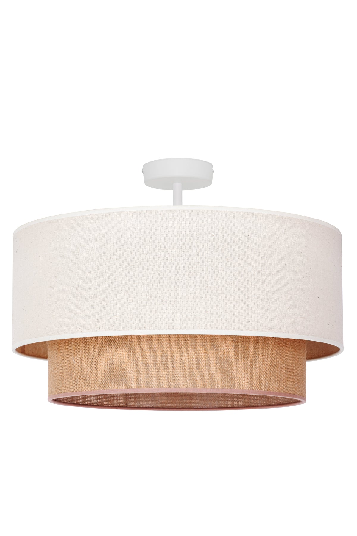 Lampa sufitowa DUOLLA BOHO 601078 beżowy/kremowy 1xE27 średn.45cm