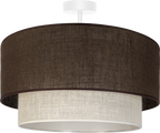 Lampa sufitowa DUOLLA BOHO 751289 brązowy/biały 1xE27 średn.45cm