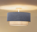 Lampa sufitowa DUOLLA BOHO 751401 niebieski/Beżowy 1xE27 średn.45cm