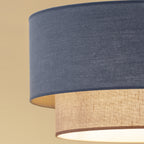 Lampa sufitowa DUOLLA BOHO 751401 niebieski/Beżowy 1xE27 średn.45cm